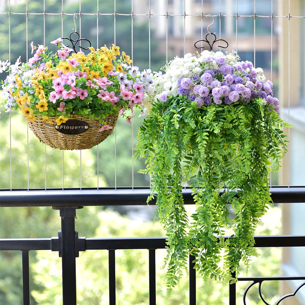 woven hanging plant pot Straw Woven Hanging Baskets Flower Plant Hanger – Exceptional Distributions
