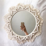 Home Decor Macrame Mirror