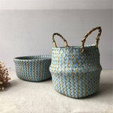 Foldable Handmade Seagrass Flower Pot