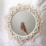 Home Decor Macrame Mirror