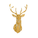 3D Deer Head Mirror Wall Sticker