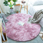 Bubble Kiss Fluffy Round Rug