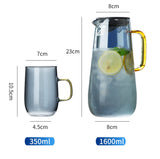 Juice coffee milk jug Filter with lid