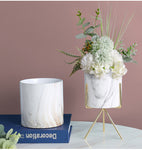 Luxury Marbling Ceramic Flower Pots